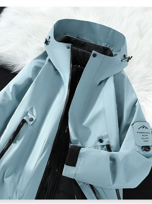 Odile | Womens Waterproof Jacket Hooded Windproof Outdoor Rain Coat