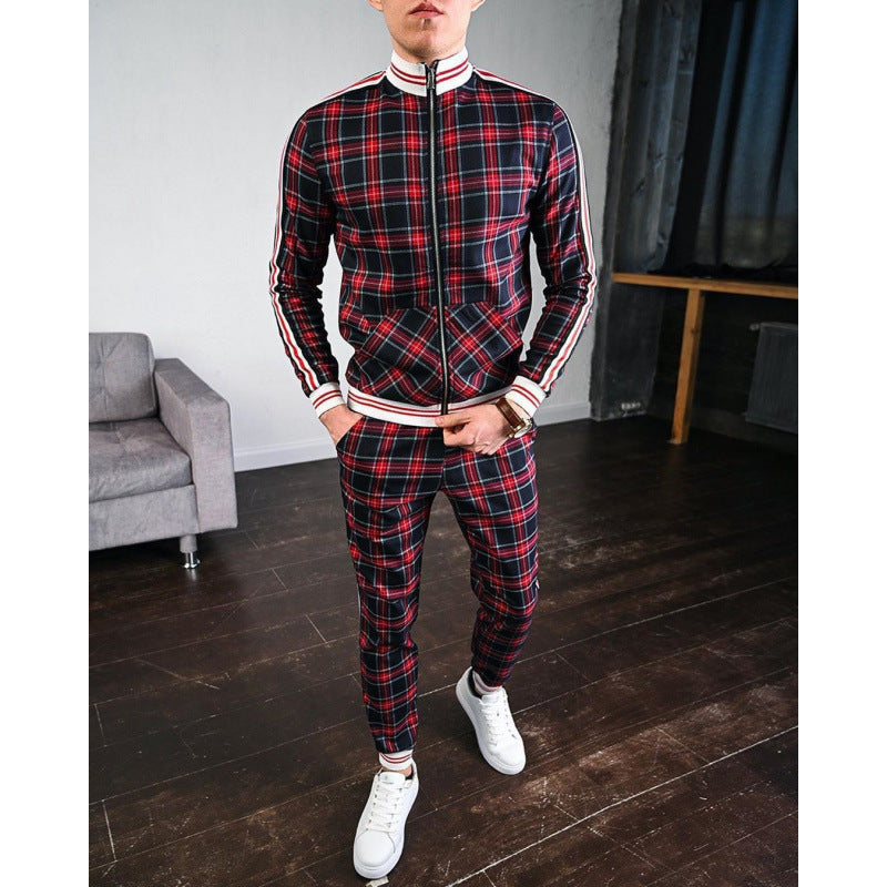 Cleo | Mens Tracksuit Shacket Two Piece Set Jacket Trousers Casual
