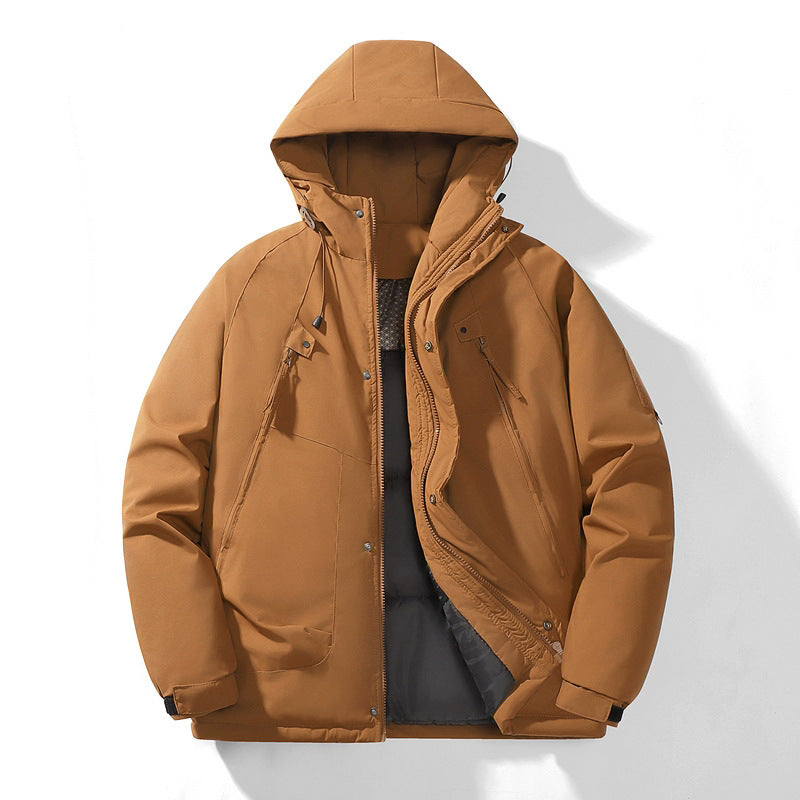 Nero | Mens Waterproof Winter Coat Padded Workwear Outdoor Coat - 5