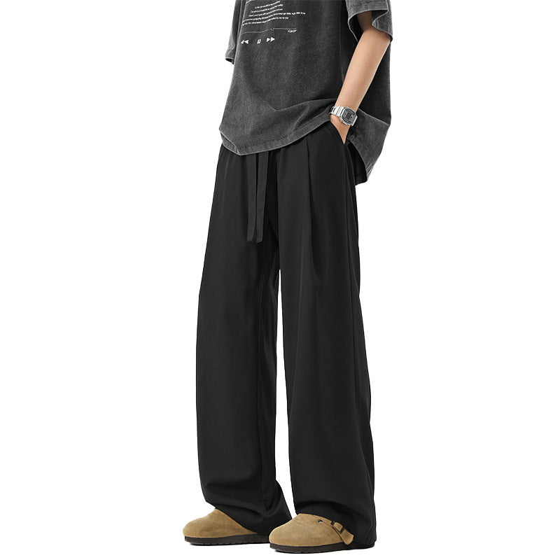 Romilly | Mens Wide Leg High Waisted Straight Leg Quick Dry Casual Trousers - 5