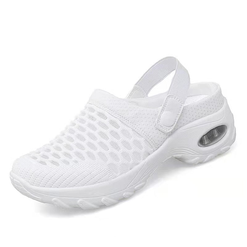 Juno | Womens Trainers Slip On Mesh Breathable Air Cushion Walking Shoes