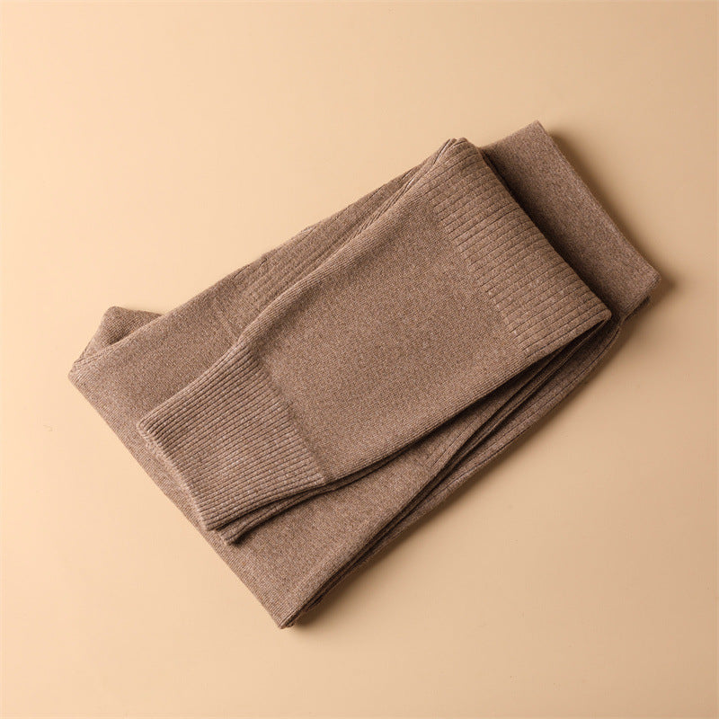 Zephyr | Mens Winter Wool Warm High Waist Loose Trousers - 8