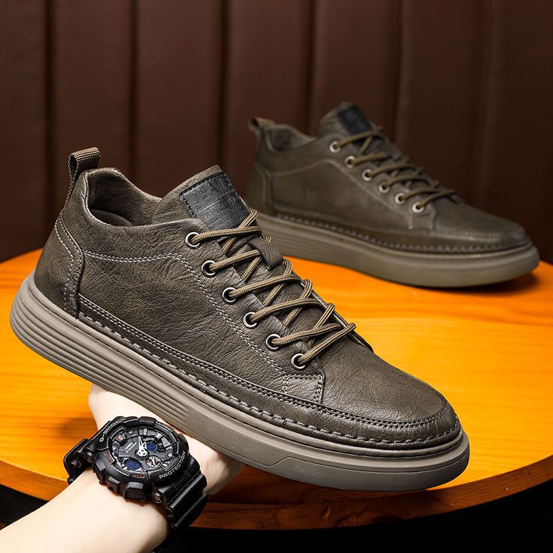 Maren | Mens Trainers Leather British Casual Smart Sneakers Shoes - 1