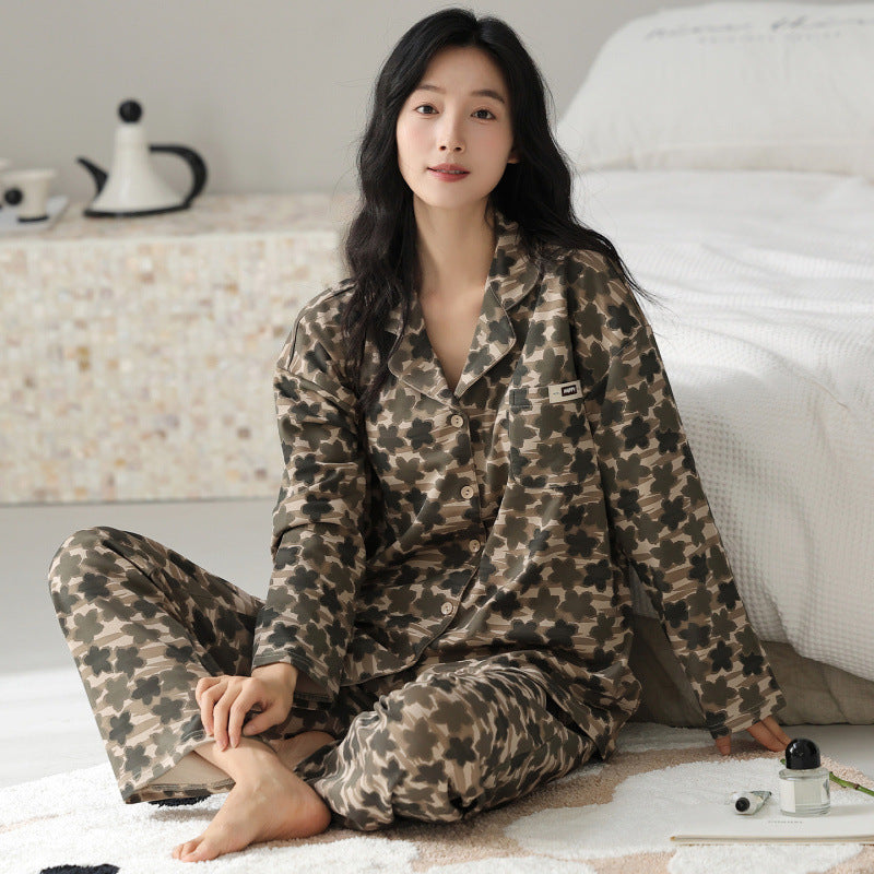 Beatrice | Womens Cotton Long Sleeve Pyjama Set