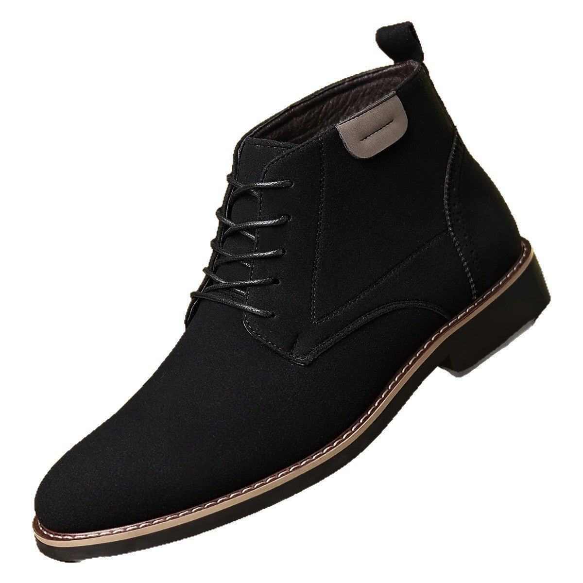 Alden | Mens Chelsea Boots Casual Lace Up Business Ankle Boots - 5