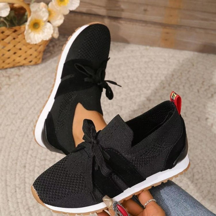 Ottilie | Womens Trainers Chunky Platform Knit Mesh Casual Shoes