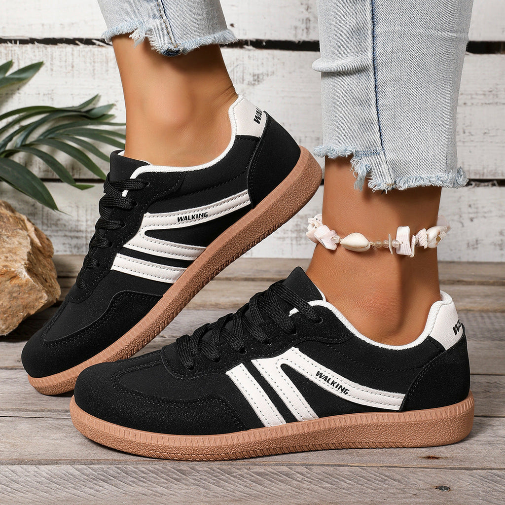 Ozias | Womens Trainers Running Shoes Sports Retro Lace Up Shoes - 1