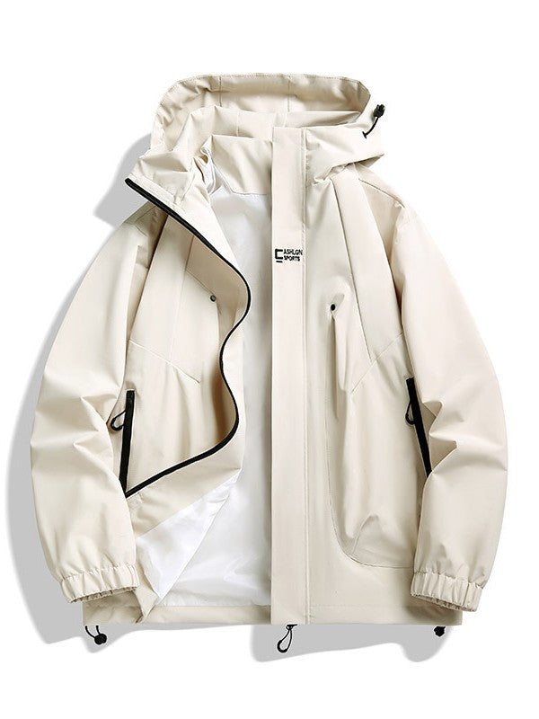 Ansel | Mens Waterproof Windproof Windbreaker Outdoor Hiking Rain Jacket - 1