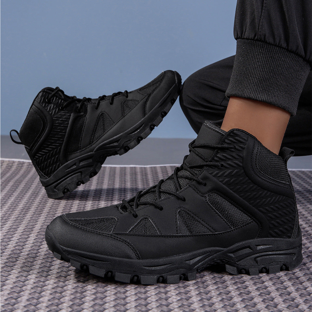 Marcus | Mens High Top Walking Hiking Boots