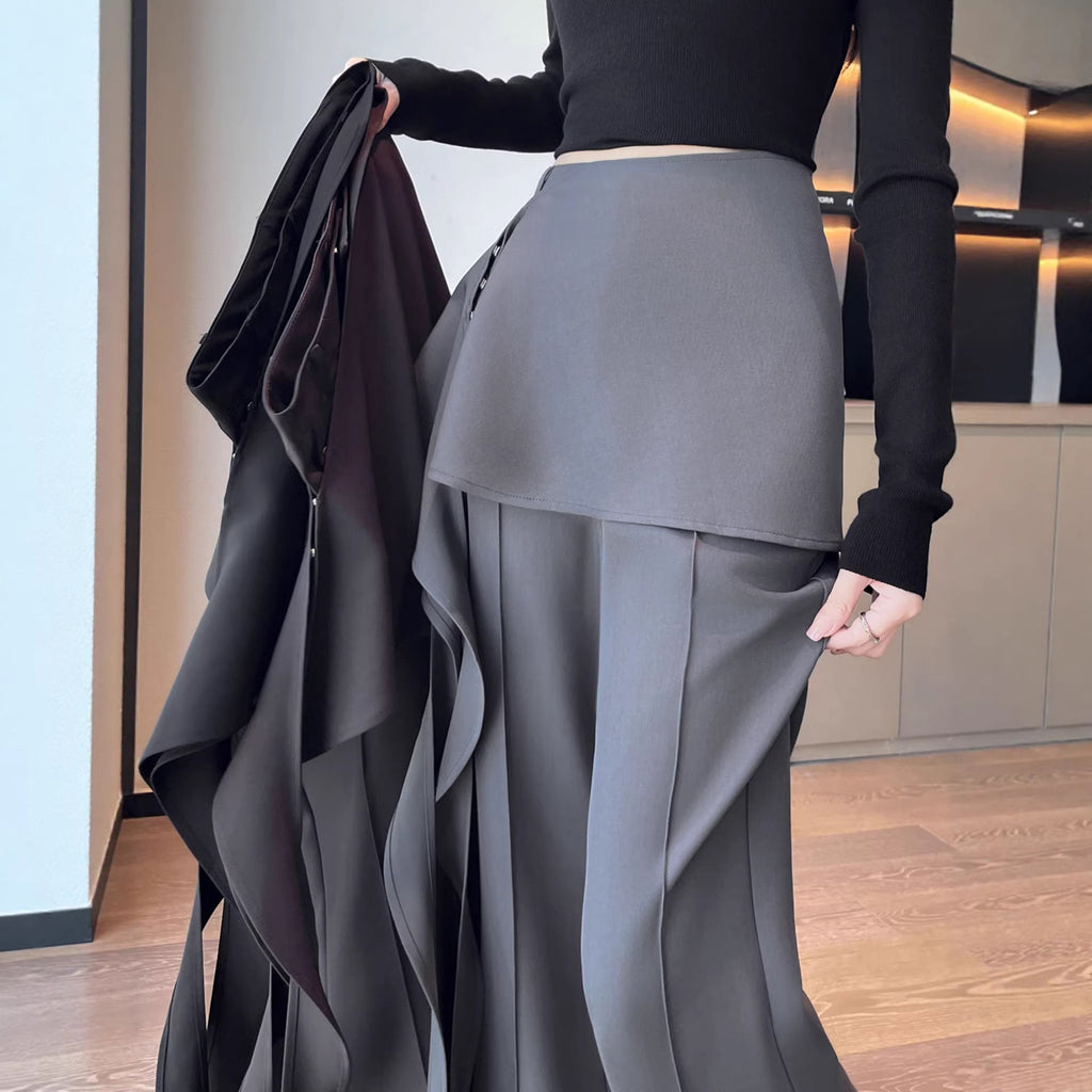 Marlowe | Womens Trousers Flared High Waisted Suit Casual Pants