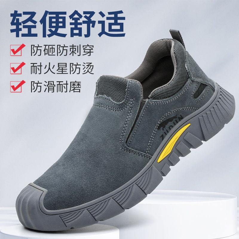Vaughn | Mens Safety Boots Steel Toe Breathable Work Shoes Non Slip