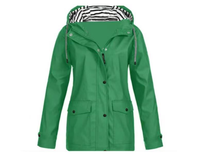 Adaline | Womens Waterproof Jacket Hooded Windproof Lightweight Rain Coat