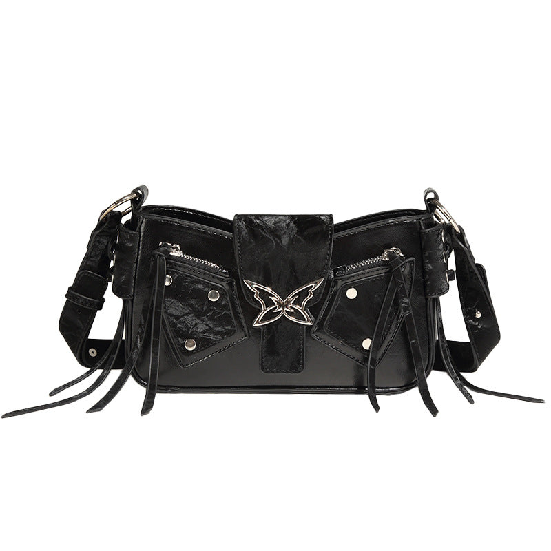 Aldo | Womens Crossbody Bag Bow Motorcycle Shoulder Handbag