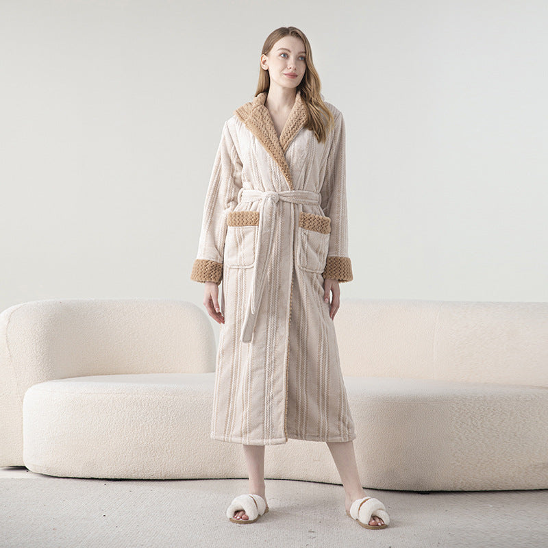 Quill | Womens Dressing Gown Velvet Bathrobe Robe Loungewear