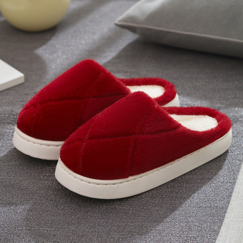 Hollis | Womens Slippers Fluffy Warm Memory Foam House Slippers