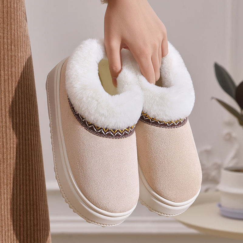 Dax | Womens Slippers Fluffy Warm Memory Foam House Slippers