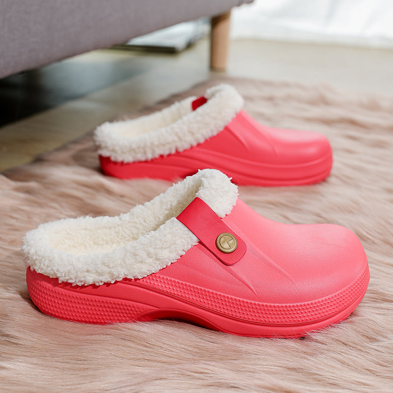 Pearl | Womens Slippers Winter Warm Plush Cotton House Slippers