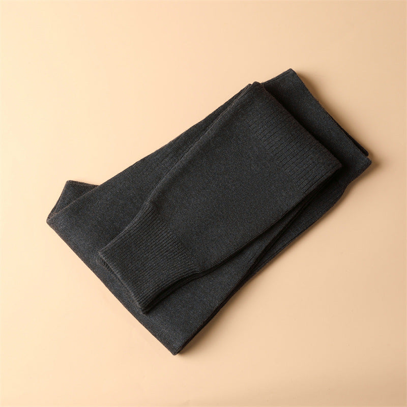 Zephyr | Mens Winter Wool Warm High Waist Loose Trousers - 6