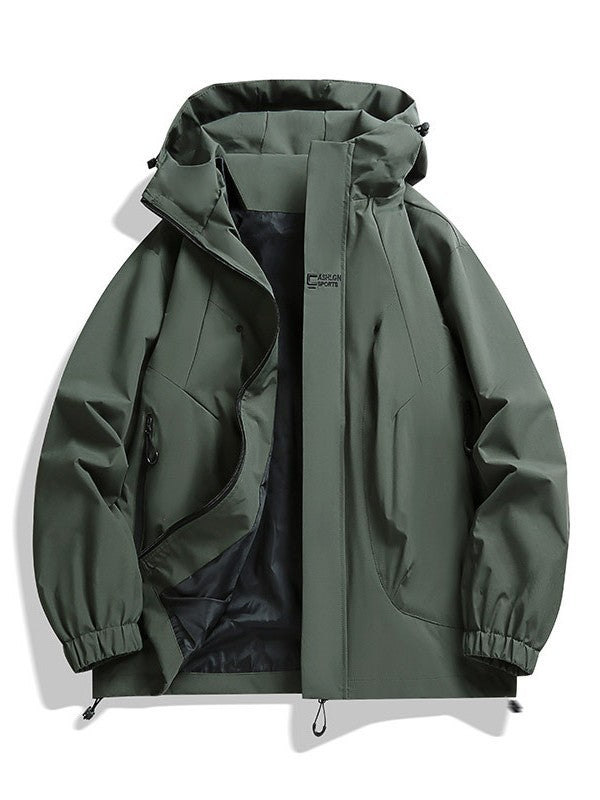 Ansel | Mens Waterproof Windproof Windbreaker Outdoor Hiking Rain Jacket - 3