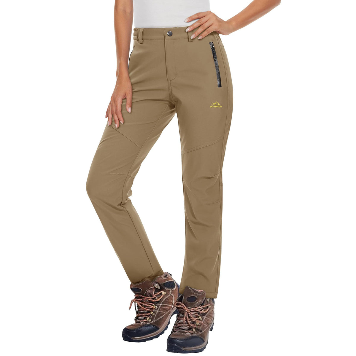 Bruno | Womens Cargo Trousers Fleece Lined Warm Winter Combat Pants