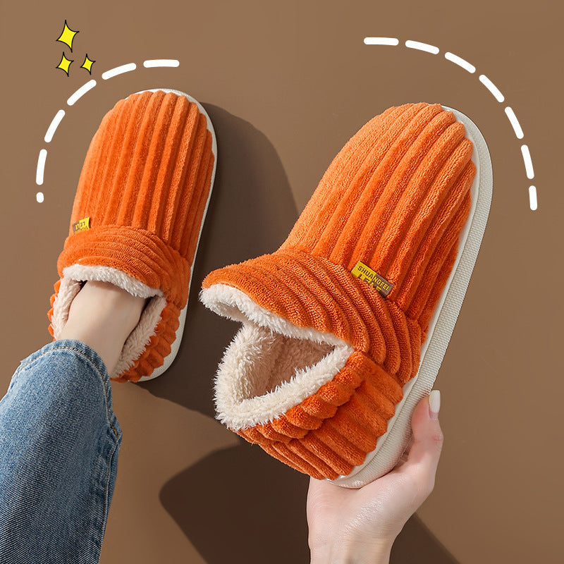 Ursula | Womens Slippers Winter Warm Cotton Back Strap House Slippers
