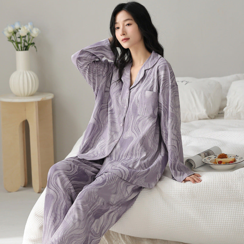 Beatrice | Womens Cotton Long Sleeve Pyjama Set