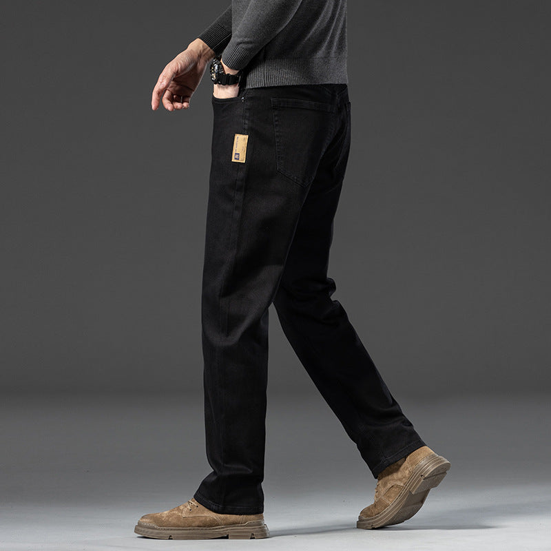 Jules | Mens Straight Leg Loose Washed Retro Jeans - 4