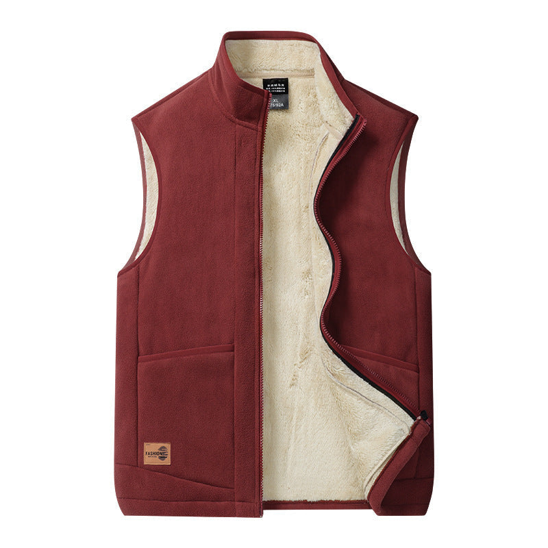 Lorne | Mens Fleece Lined Warm Casual Collared Gilet Jacket - 8
