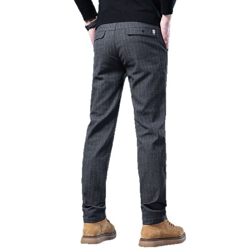 Emrys | Mens Work Trousers Straight Leg Business Wrinkle Free Trousers - 5