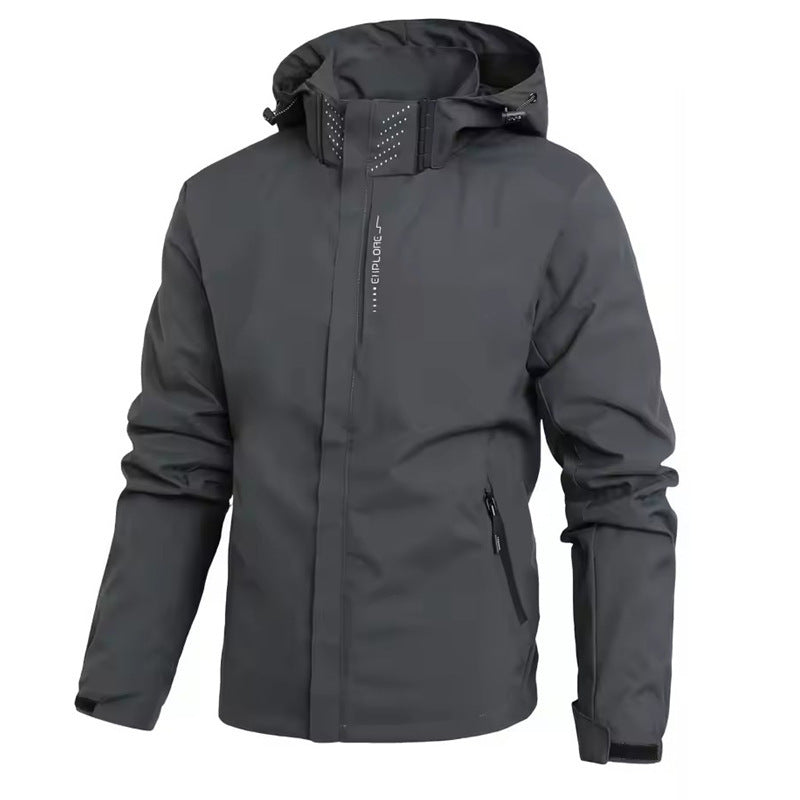 Ushi | Womens Waterproof Jacket Windproof Hooded Ski Outdoor Coat