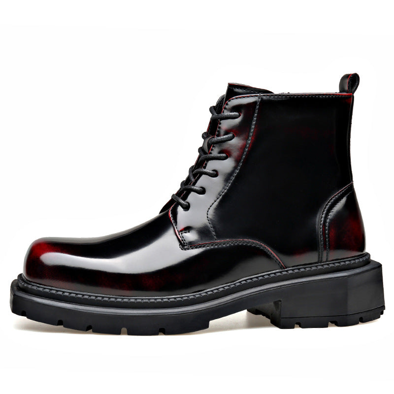 Quentin | Mens Chelsea Boots Fleece Lined Ankle Platform Winter Boots - 7
