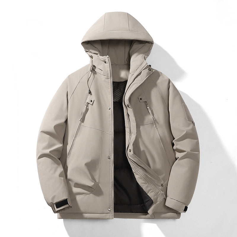 Nero | Mens Waterproof Winter Coat Padded Workwear Outdoor Coat - 4