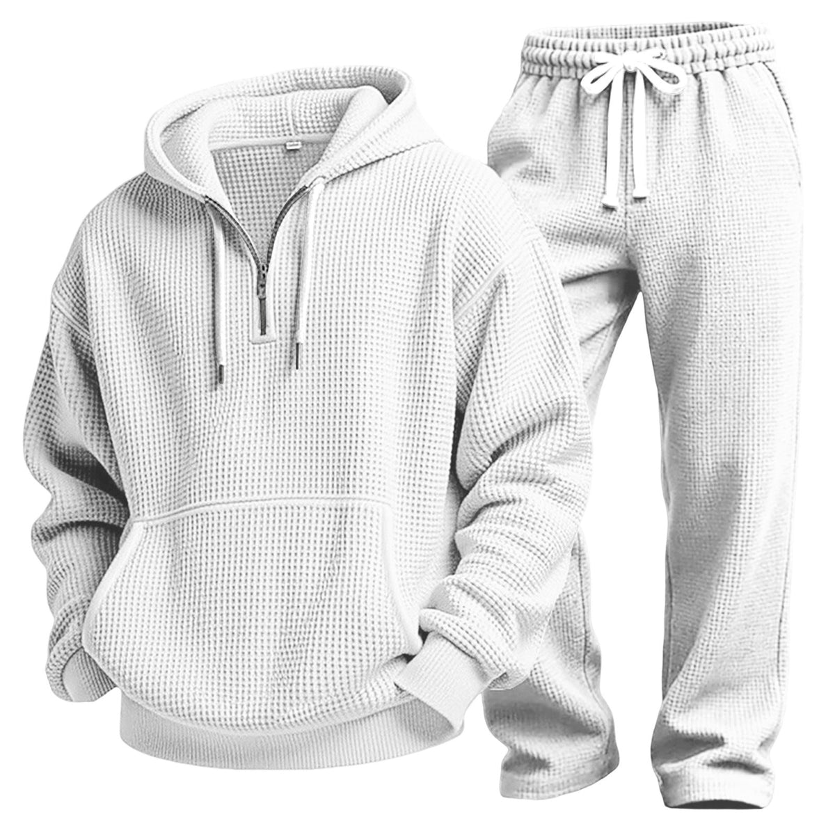 Gulliver | Mens Waffle Knit Casual Sports Versatile Trousers - 8
