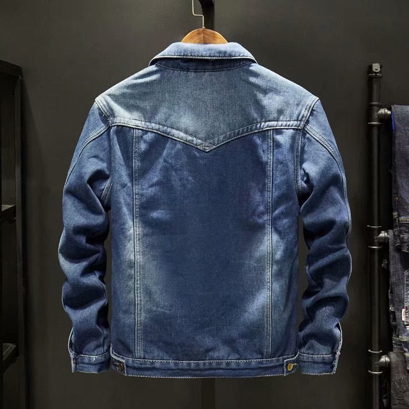 Nathaniel | Mens Fleece Lined Denim Jacket