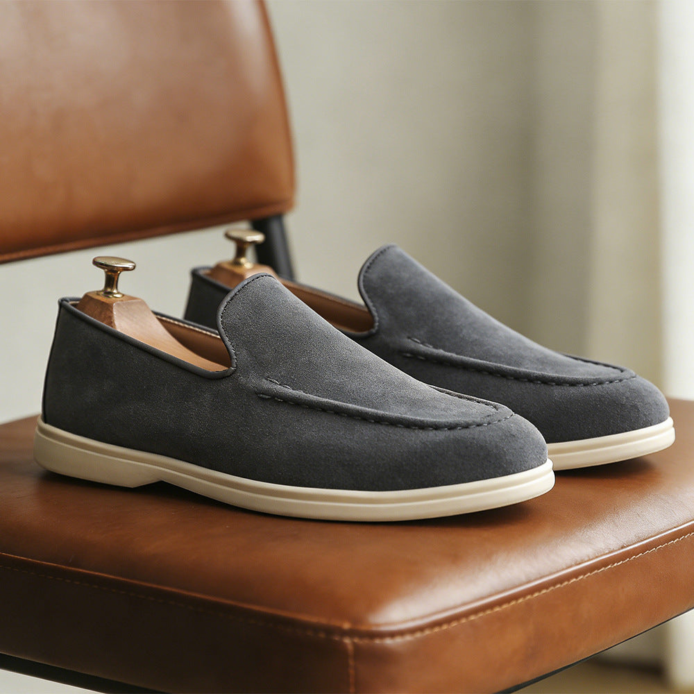 Fabian | Mens Leather Loafers Slip on Driving Casual Shoes - 11