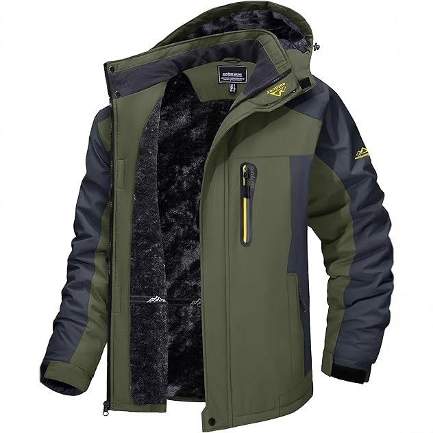 Maud | Mens Ski Jacket Fleece Lined Waterproof Windproof Snowboard Coat