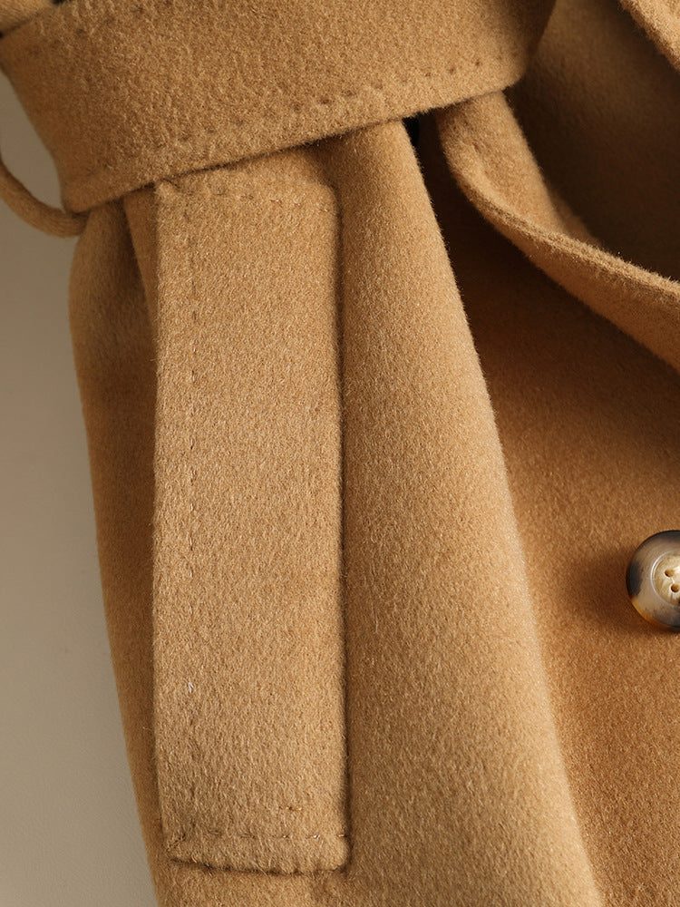Adeline | Womens Winter Wool Longline Long Loose Warm Coat - 5