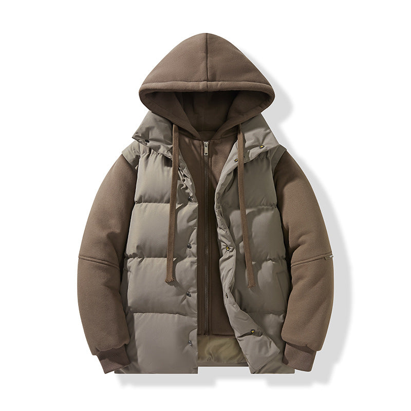Jasper | Mens Puffer Padded Hooded Quilted Warm Winter Coat - 4