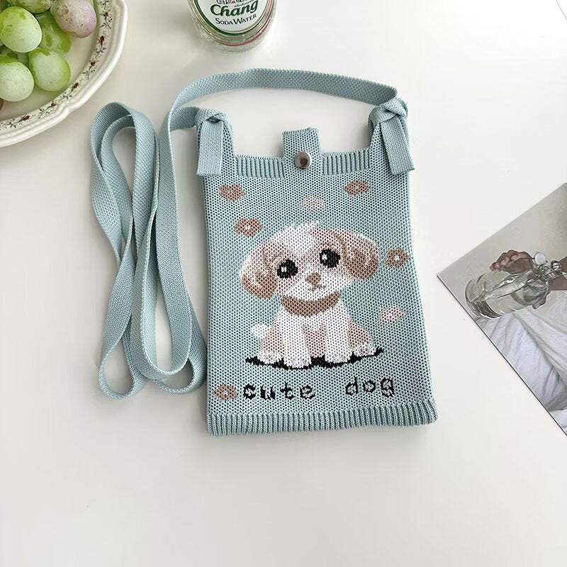 Wolf | Womens Crossbody Bag Small Shoulder Handbag Mini