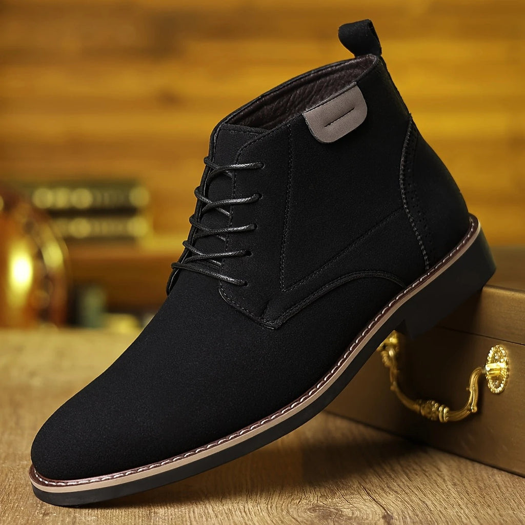Alden | Mens Chelsea Boots Casual Lace Up Business Ankle Boots - 1