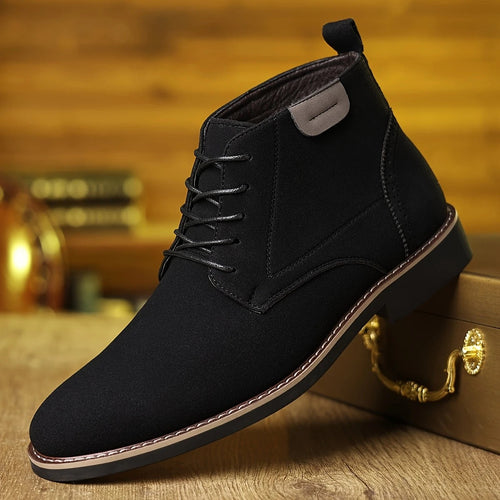 Alden | Mens Chelsea Boots Casual Lace Up Business Ankle Boots - 1