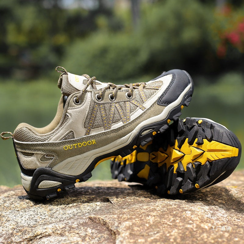 Delphine | Womens Leather Non Slip Breathable Walking Hiking Shoes