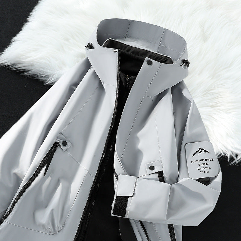 Odile | Womens Waterproof Jacket Hooded Windproof Outdoor Rain Coat