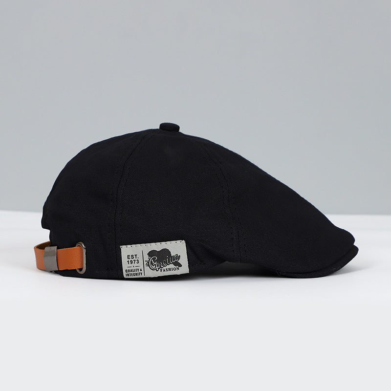 Merrick | Mens British Vintage Newsboy Peaked Flat Cap Hat - 3