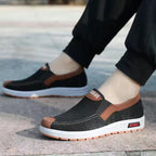 Cedric | Mens Canvas Work Shoes Breathable Lightweight Non Slip Shoes - 9