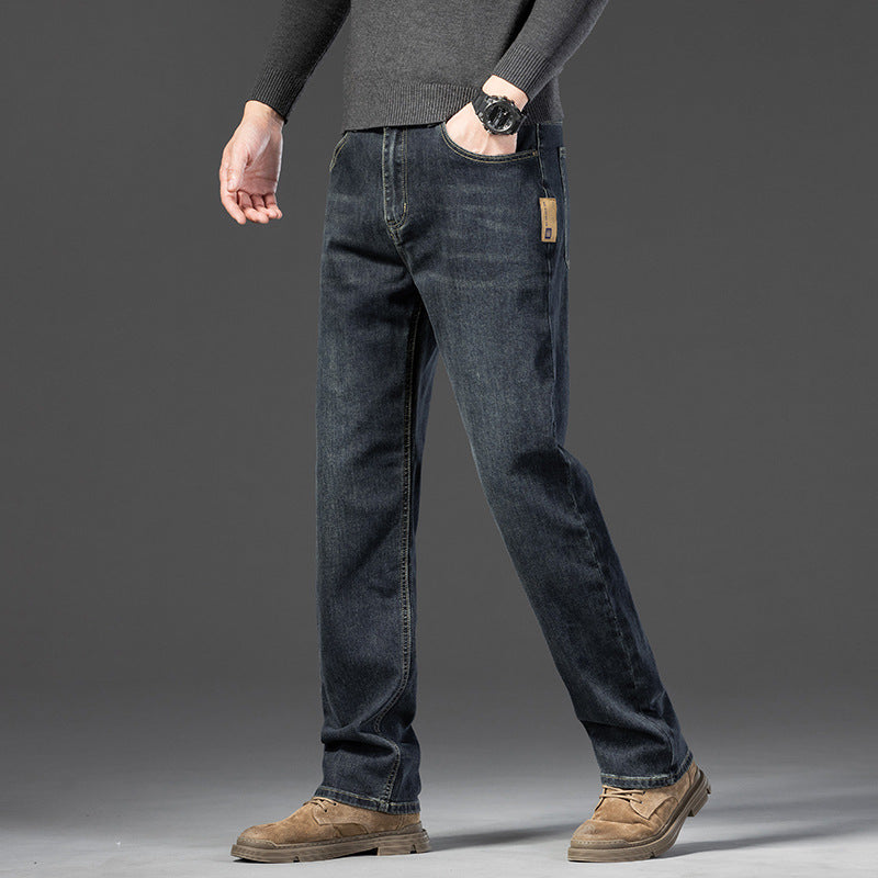 Jules | Mens Straight Leg Loose Washed Retro Jeans - 2