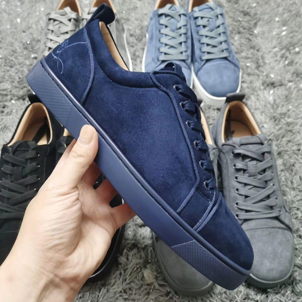 Linnea | Mens Low Top Flat Casual Embroidered Shoes - 2