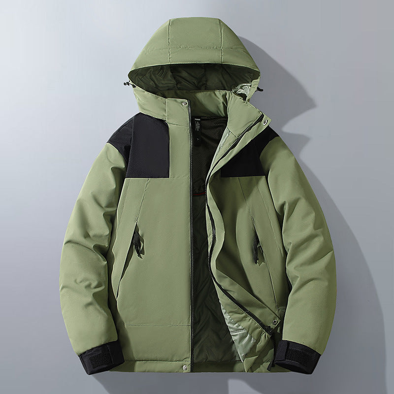 Soren | Mens Waterproof Windproof Padded Winter Windbreaker Puffer Coat - 4