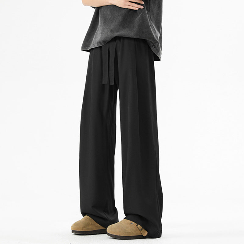 Romilly | Mens Wide Leg High Waisted Straight Leg Quick Dry Casual Trousers - 2