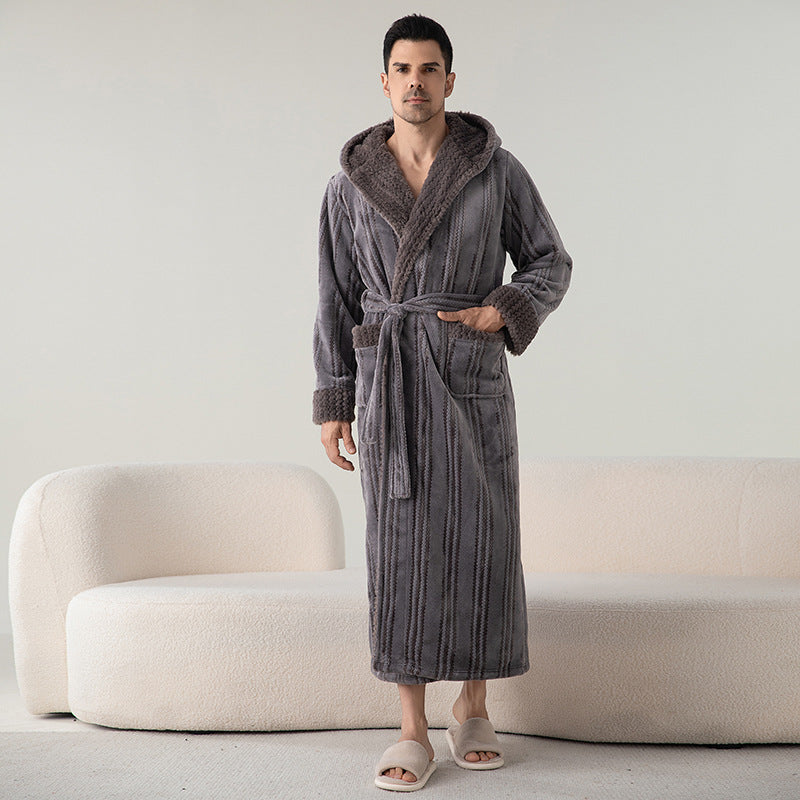 Quill | Womens Dressing Gown Velvet Bathrobe Robe Loungewear